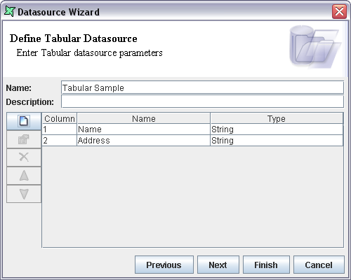 Tabular DataSource Wizard