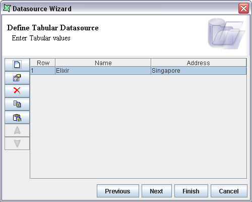 Tabular DataSource Wizard Page Two