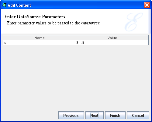 Datasource Parameters
