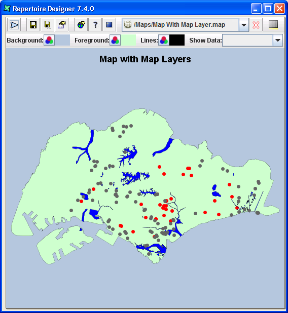 Example of a Base Map with Map Layers